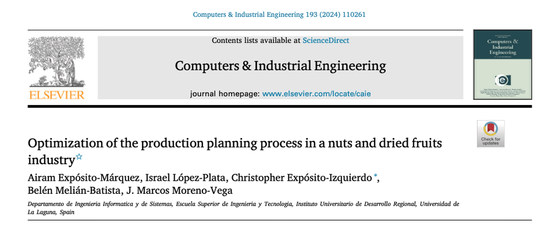 Optimization of the production planning process in a nuts and dried fruits industry