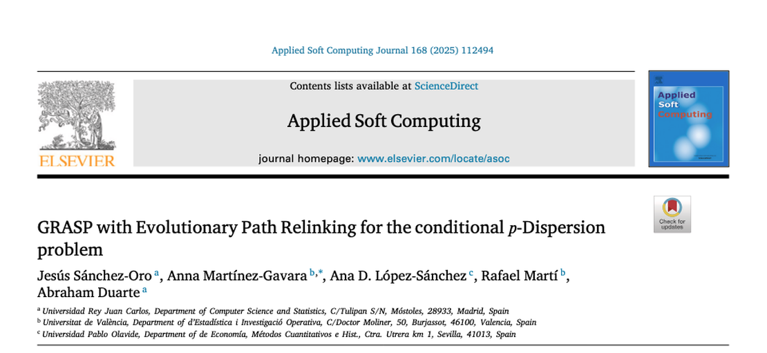 GRASP with Evolutionary Path Relinking for the conditional p-Dispersion problem
